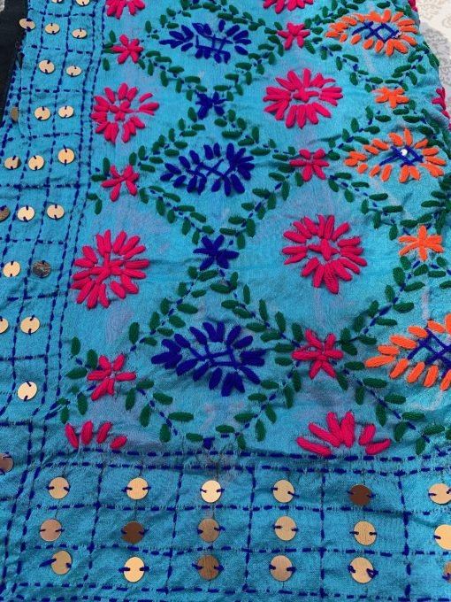 Chenderi Chunni - Blue - Image 3
