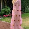 Light Phulkari Chunni - Baby Pink