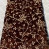 Embroidered Velvet Two-tone Orange/Brown - Image 5