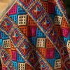 All Over Phulkari Chunni - Black/Orange/Blue - Image 3