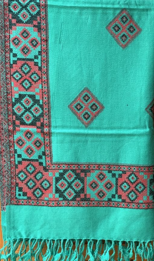 Phulkari Shawl - Blue