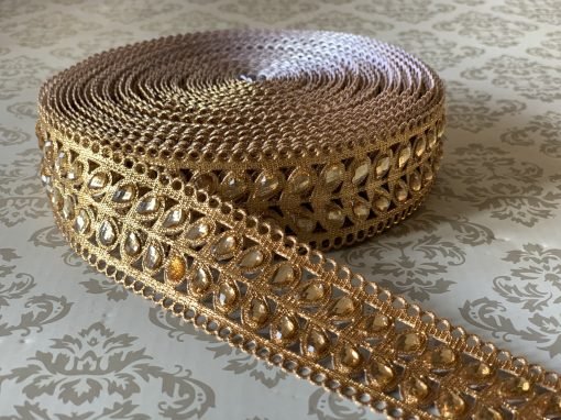 Gold Lace with stonework