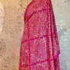 Nalki Embroidered Wool Shawl - Pink - Image 2