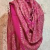 Nalki Embroidered Wool Shawl - Pink - Image 3