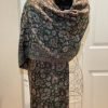 Soft Wool Reversible Stole Scarf - Green/Red - Image 5